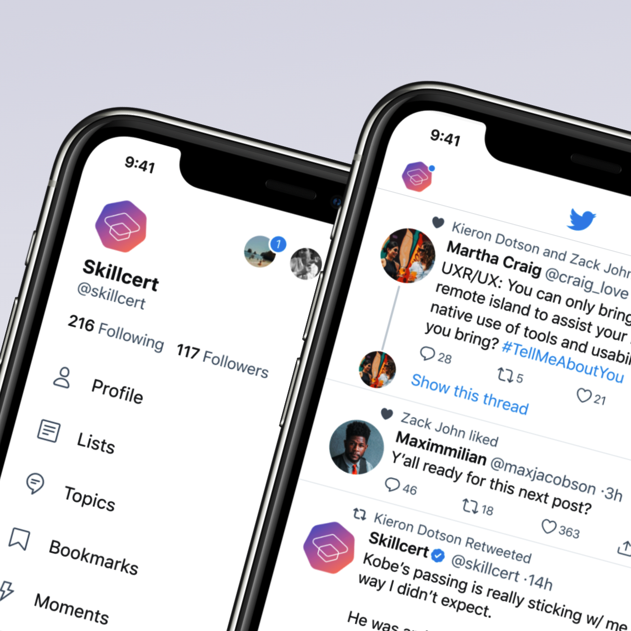redesigned social media logo