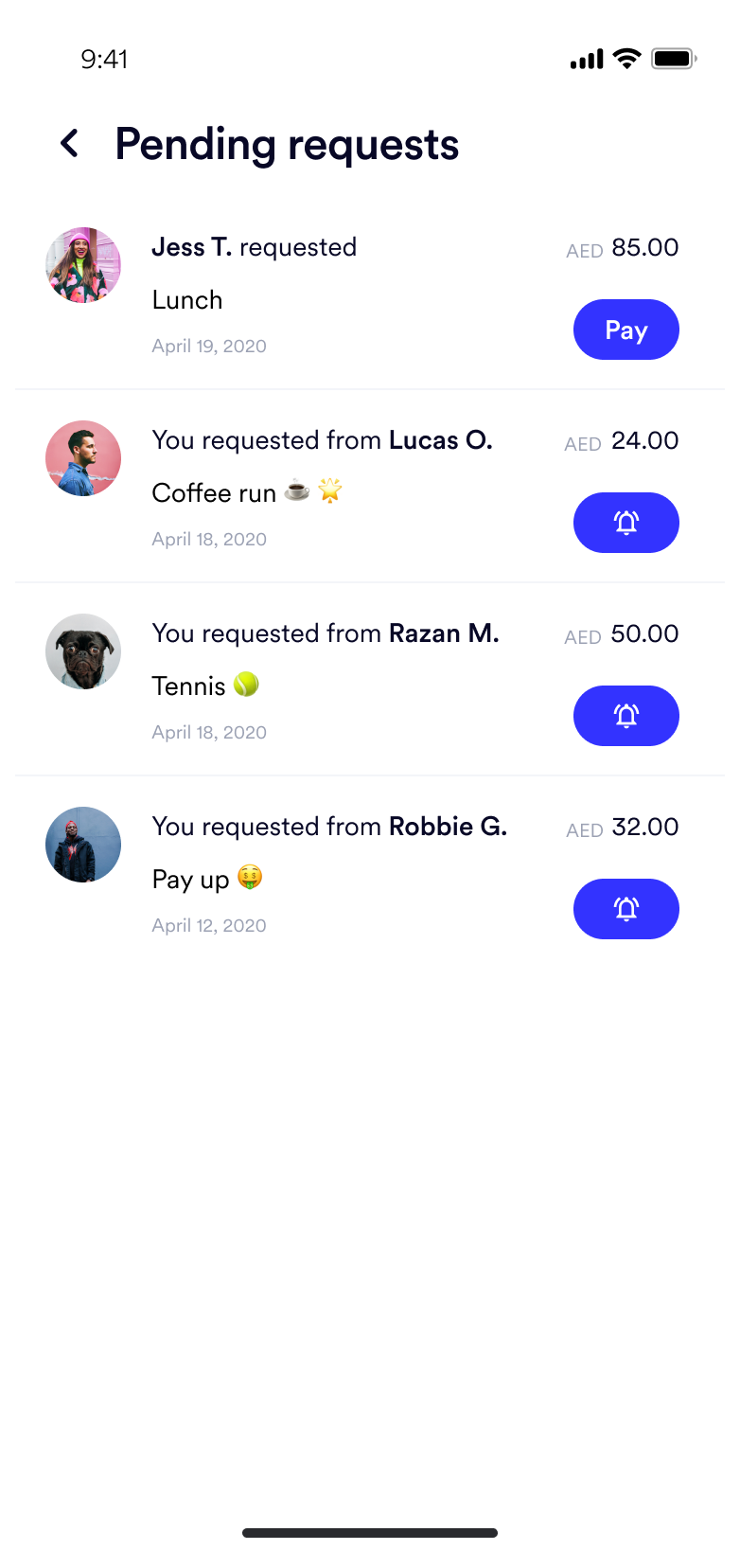 List of people that owe me money *hmph*