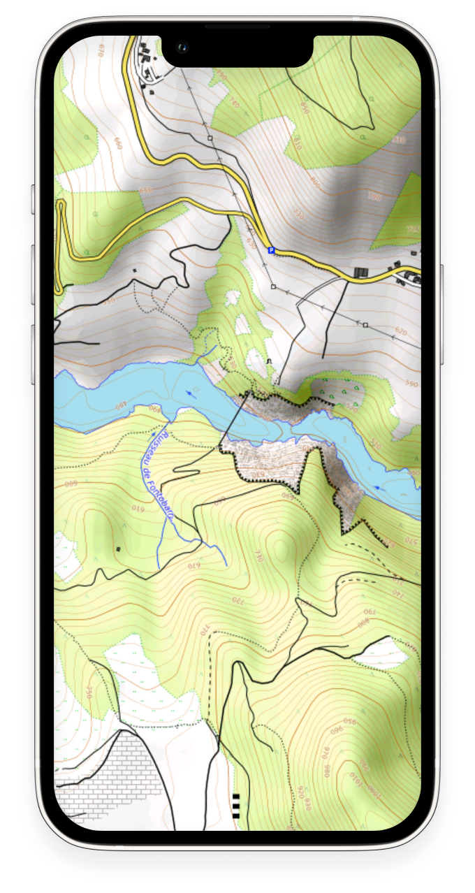 Iphigénie L’app carto pour la rando — Accueil
