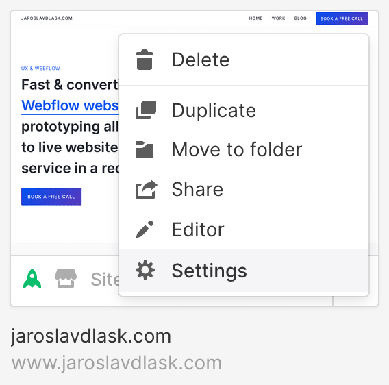 Project Settings