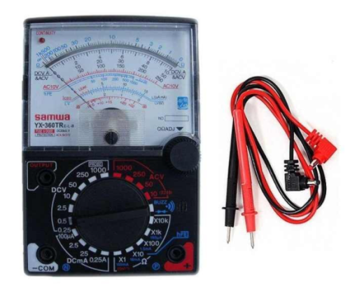 Gambar multimeter analog