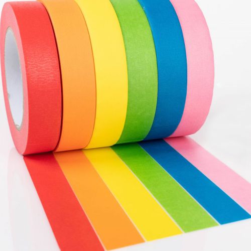 Colorful paper tape