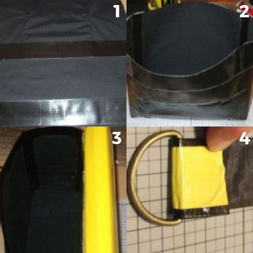 langkah bikin tas dari lakban