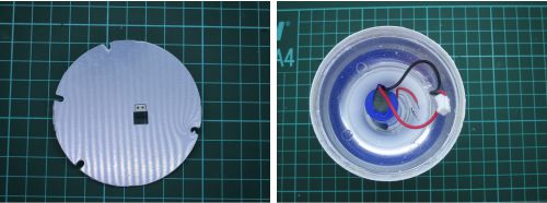 Lampu emergency LED yang menggunakan heatsink