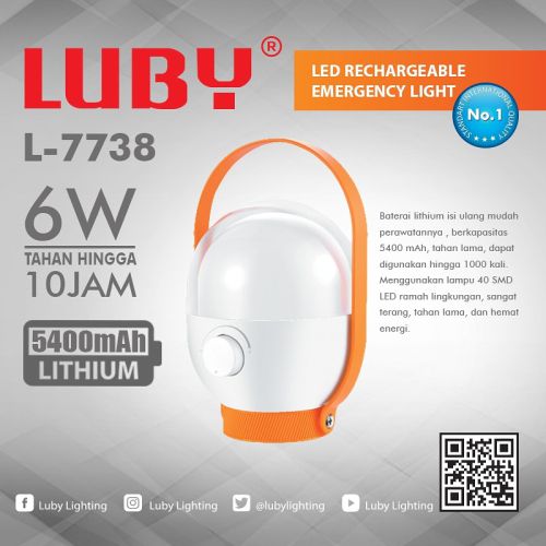 Lampu emergency luby L-7738