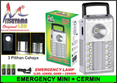 lampu emergency mitsuyama MS-6022