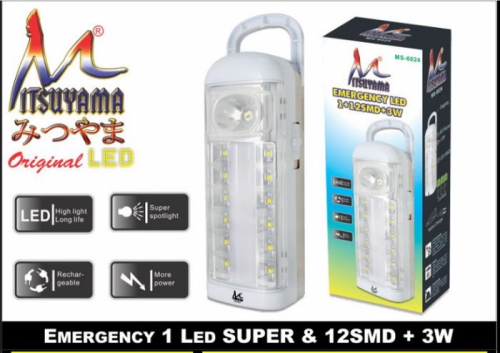 lampu emergency mitsuyama MS-6024