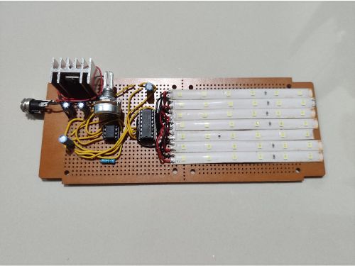 Langkah DIY Running led strip