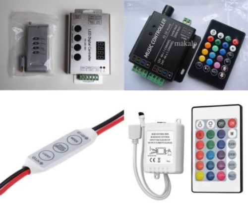 Aksesoris LED Strip - Kontroler dan remote