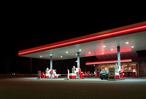 LED neon flex untuk outlining SPBU