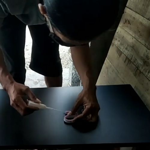 Langkah membuat logo dari neon flex tradisional