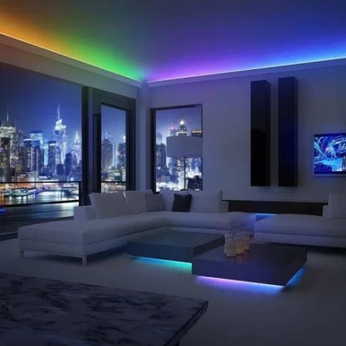 Contoh penggunaan led strip indoor