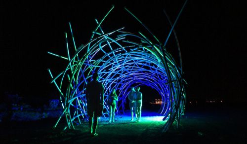 Futuristic led neon flex
