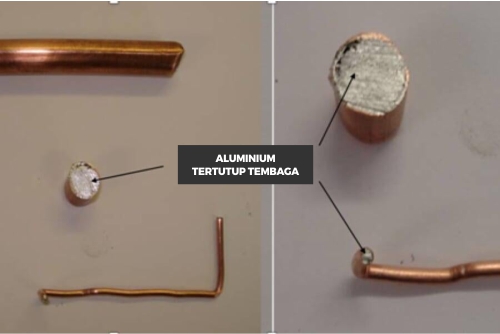 Cek keaslian tembaga pada konduktor kabel