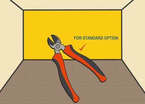 Diagonal cut crimp