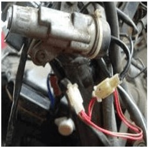 Gambar kunci kontak yang menggunakan 2 kabel