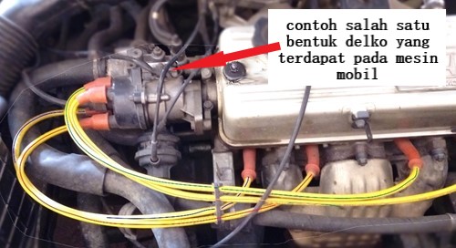 Gambar delko pada mesin mobil