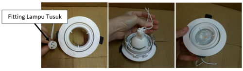 Lampu downlight spot