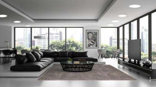 Gambar contoh penggunaan lampu LED panel