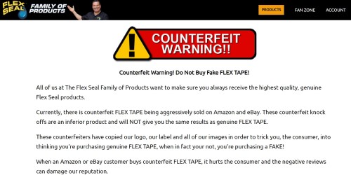 Beredar flex tape palsu di marketplace