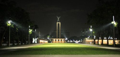 Gambar lampu tembak untuk taman kota