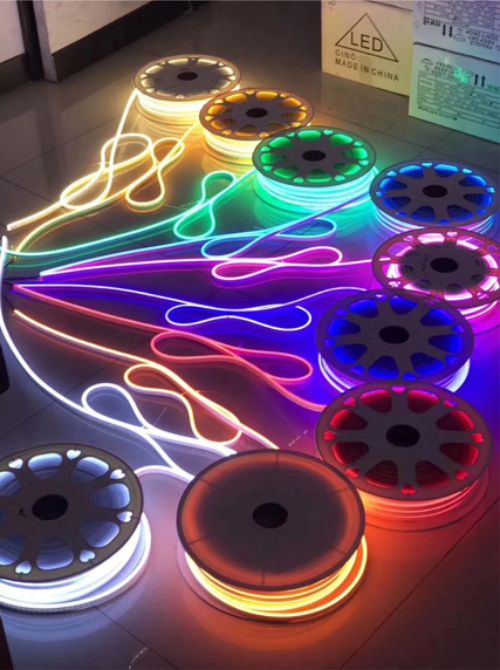 Gambar lampu neon flex LED