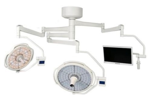 Monitor pada lampu sorot medis