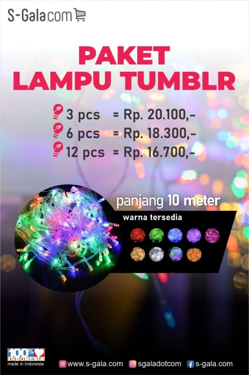 Gambar daftar harga lampu TUMBLR