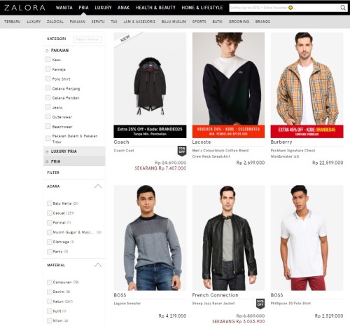 Zalora niche product