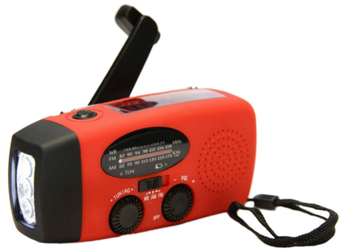 Emergency lamp dengan radio