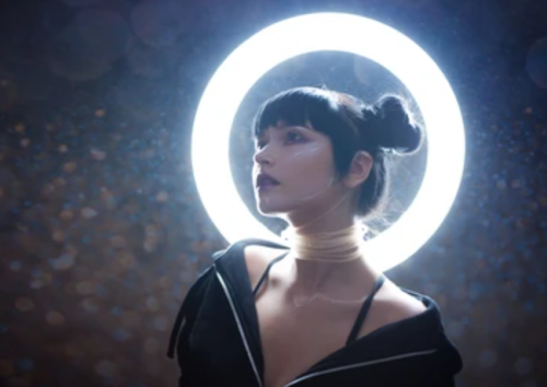 Foto menggunakan ring light