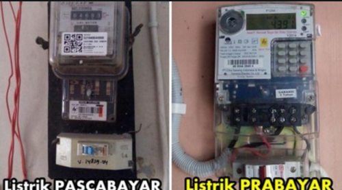 Perbedaan listrik pascabayar dan prabayar