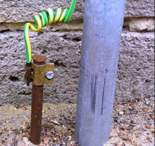 Gambar jalur grounding