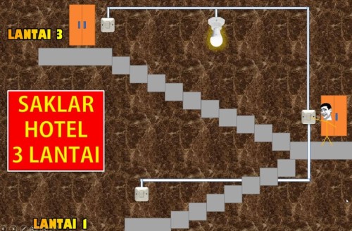 saklar hotel pada bangunan 3 lantai