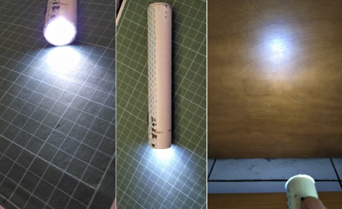 Tes DIY senter cas sederhana