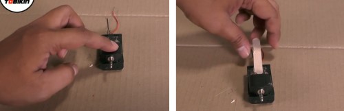 DIY dudukan saklar untuk mini selfie flashlight