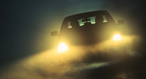 Lampu kuning untuk mobil