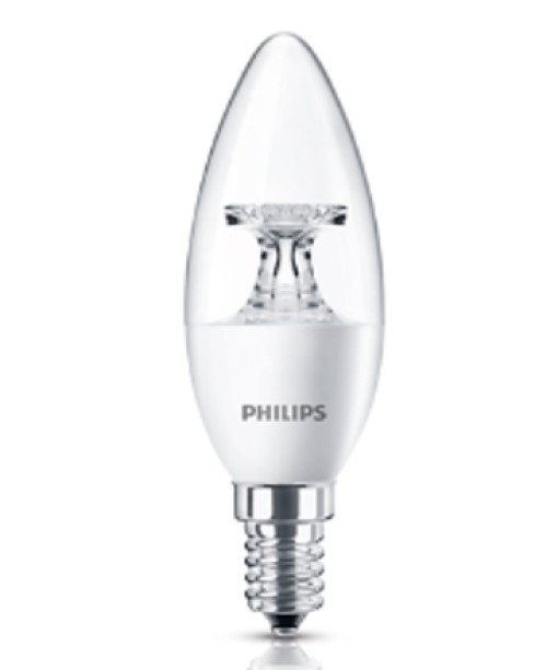 Lampu lilin kuning philips 5.5w