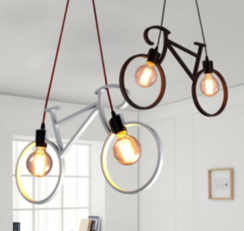 lampu gantung model sepeda
