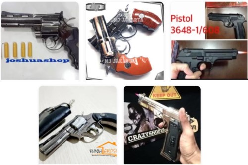 Korek Api Model Pistol