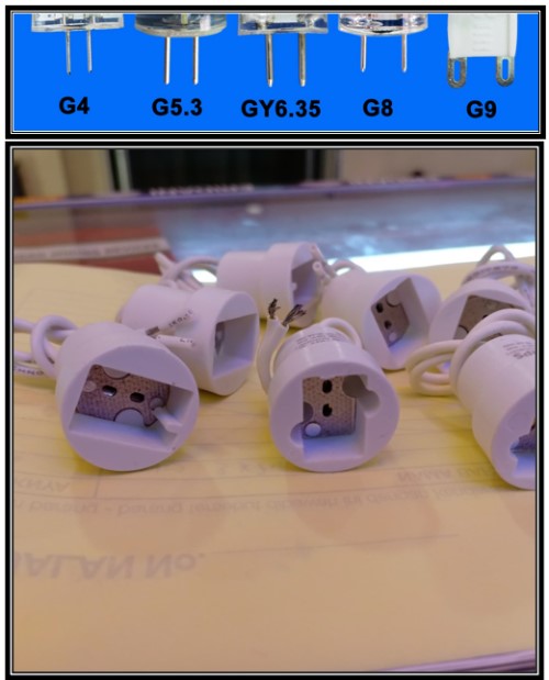 Macam jenis konektor lampu halogen