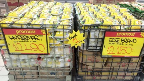 pilihan gula di supermarket