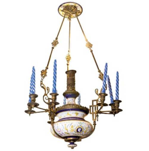 lampu gantung keramik antik