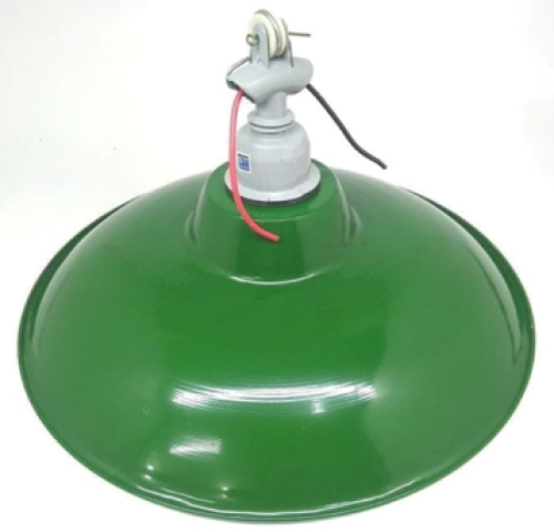 Kap lampu dengan fittingnya