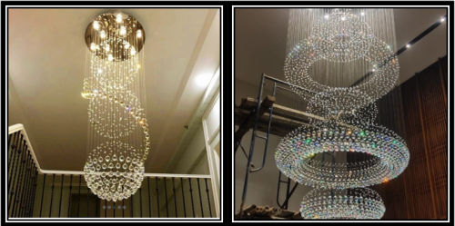 lampu gantung kristal