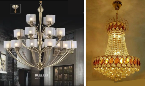 lampu gantung kristal