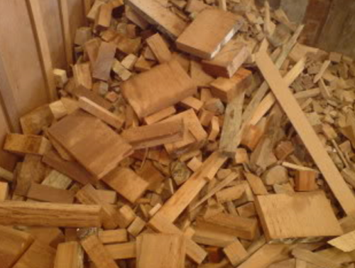 sampah kayu