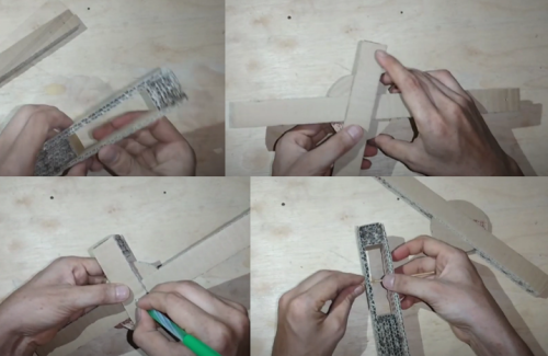 DIY lampu belajar dari kardus
