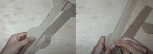 DIY lampu belajar dari kardus