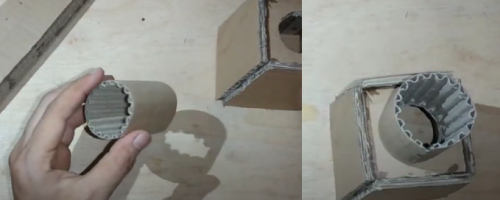 DIY lampu belajar dari kardus